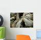 otters kissing Wall Mural