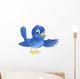Bluebird pointing Wall Decal
