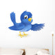 Bluebird pointing Wall Decal