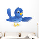 Bluebird pointing Wall Decal