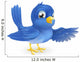 Bluebird pointing Wall Decal