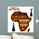 Africa Traditional Map Wall Mural