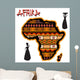 Africa Traditional Map Wall Mural
