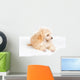 Apricot Poodle Puppy Portrait Wall Decal