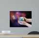 Earth in space Wall Mural