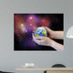 Earth in space Wall Mural
