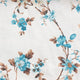 Blue Flowers Fabric Texture Wall Decal