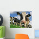curious cow Wall Mural