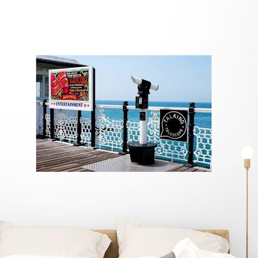 Talking Telescope Brighton Pier Wall Decal