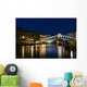 Rialto Bridge at Dusk in Venice Wall Mural