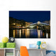 Rialto Bridge at Dusk in Venice Wall Mural