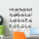 Retro Bike Wall Decal