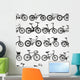 Retro Bike Wall Decal