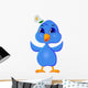 Funny Bluebird Wall Decal