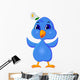 Funny Bluebird Wall Decal