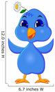 Funny Bluebird Wall Decal