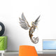 Steel Fantasy Bird Wall Decal