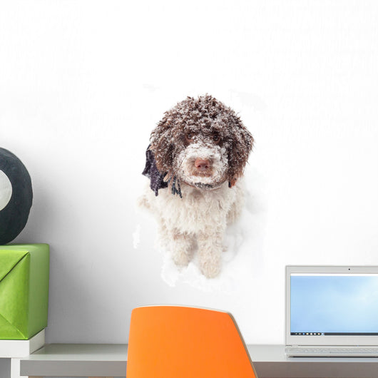 Dog Snow Wall Decal