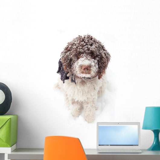 Dog Snow Wall Decal