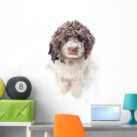 Dog Snow Wall Decal