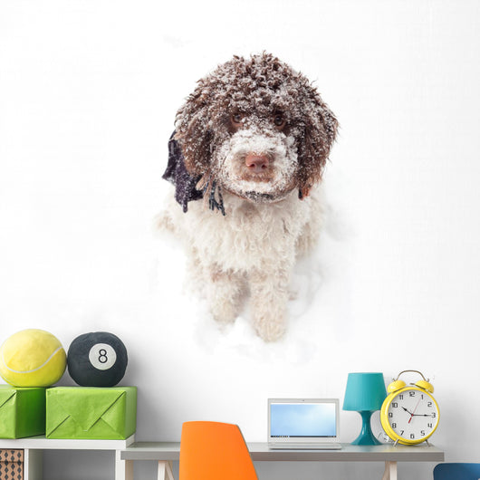 Dog Snow Wall Decal