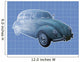 Transparent Illustration Classic Volkswagen Wall Decal