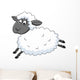 Jumping sheep Wall Decal