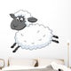 Jumping sheep Wall Decal