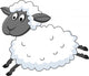 Jumping sheep Wall Decal