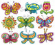 trippy cool butterflies Wall Decal