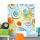Abstract Floral Seamless Pattern Wall Decal