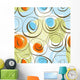 Abstract Floral Seamless Pattern Wall Decal