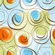 Abstract Floral Seamless Pattern Wall Decal