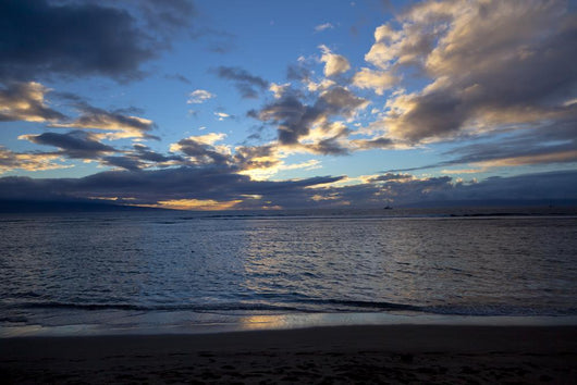 Clouds and Deep Colors From Kaanapali Beach Wall Mural