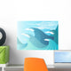 High Seas - Huge waves break Wall Mural