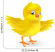 Cute happy little yellow Easter chick Wall Decal