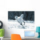 Skipping White Horse Wall Decal