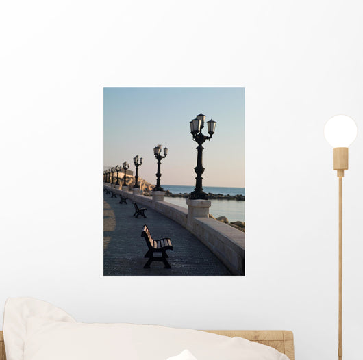 Embankment in Bari Wall Mural