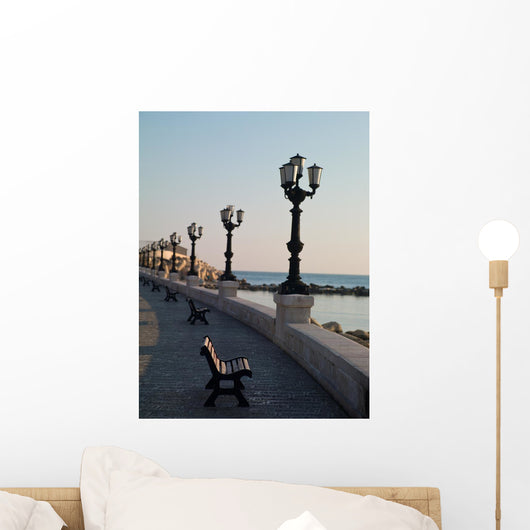 Embankment in Bari Wall Mural