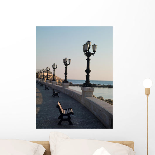Embankment in Bari Wall Mural