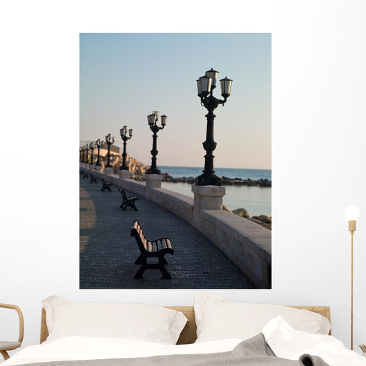Embankment in Bari Wall Mural