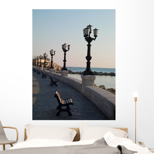 Embankment in Bari Wall Mural