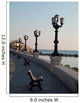 Embankment in Bari Wall Mural