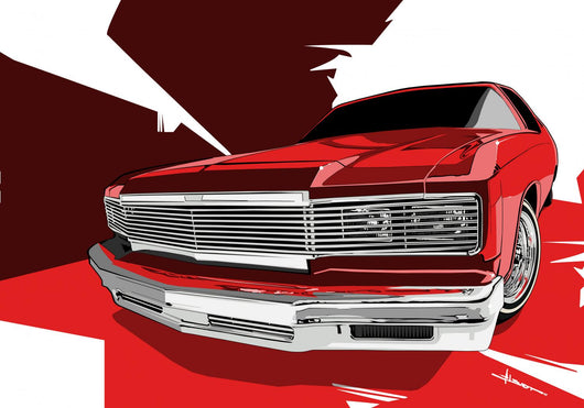 Lowrider 4 Wall Decal