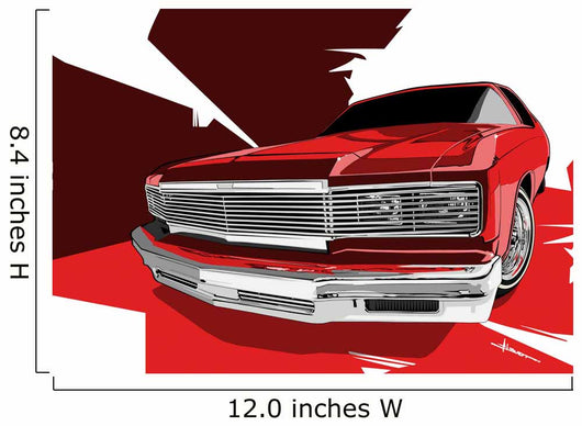 Lowrider 4 Wall Decal