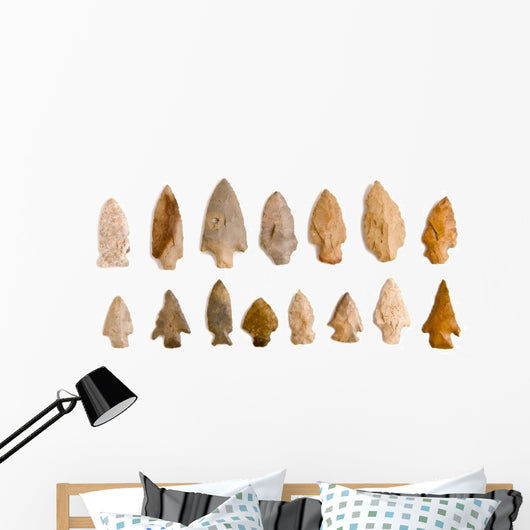 Various Arrowheads Wall Decal Sticker Set