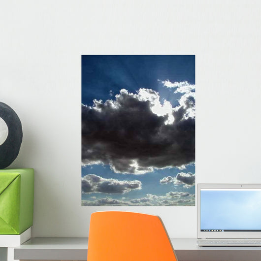 Black Cloud Wall Decal
