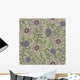 Floral Seamless Pattern For Wall Decal