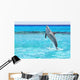 Dolphin jumping in the Caribbean Sea of Mexico Wall Mural