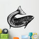 Highly Detailed Sketch Salmon